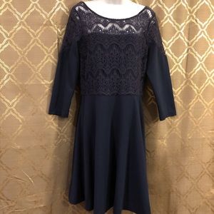 XL Lilly Pulitzer Midi Remy Dress in True Navy